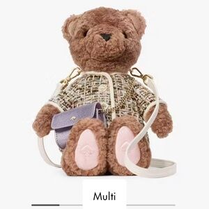 Authentic Kate Spade Oh What Fun 3D teddy bear crossbody